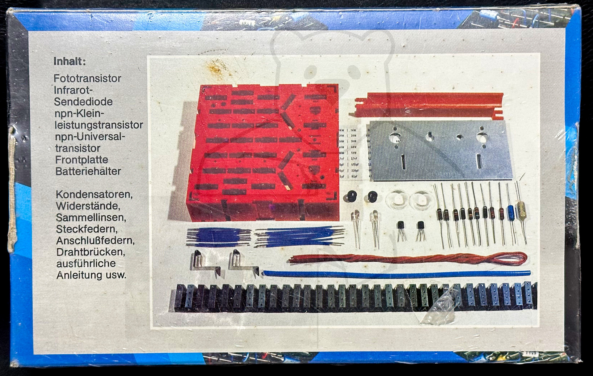 Kosmos Elektronik Labor E202 - Verpackung, Rückseite